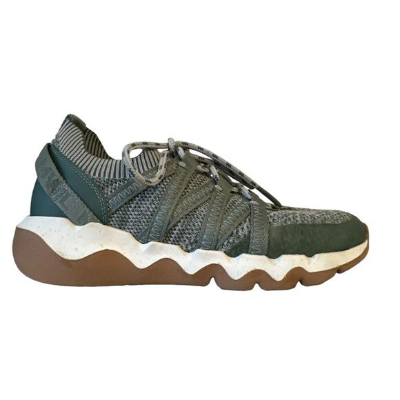 Madewell Field Knit Sneakers Shoes Lightweight Women's sz 8.5 Ashen Sage Multi